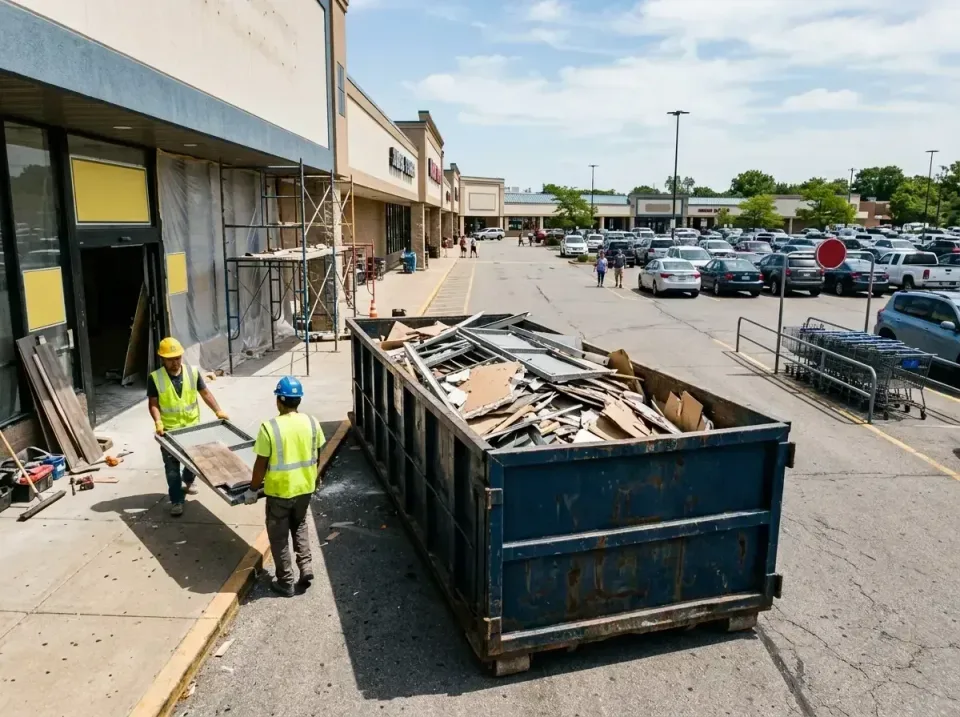 retail-store-renovation-debris-003 — frequently asked questions, Roll-off Dumpster Rentals in Hamilton Square, NJ